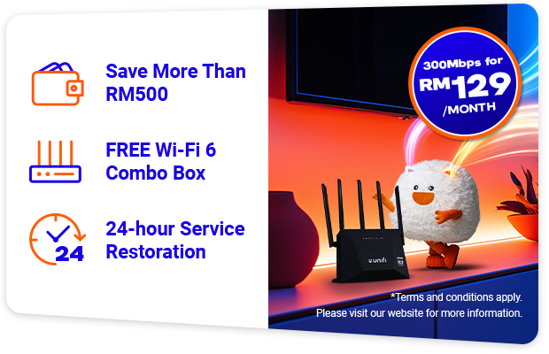 Unifi 300Mbps RM129